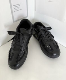 WEGO ドット柄レースローカットスニーカー