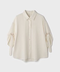 GRACE CONTINENTAL ロールアップスリーブトップス
