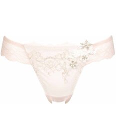 WACOAL Ｔバック ショーツ 【リボンブラ 胸もとフィットながもち】 BXD409とペア はきこみ丈あさめ バックのかぶりが広め ソング レディース PXD409 /ワコール