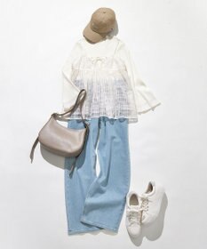 ANY SIS 【美Denimシリーズ】セミカーブワイド デニム