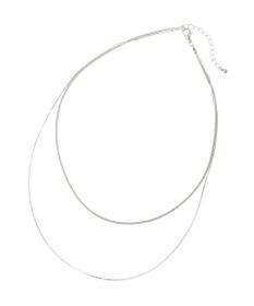 Green Parks ・ＨＡＬＦ　ＴＩＭＥ　シンプル２連ネックレス