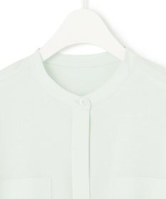 ICB 【WEB限定・洗える】ライクアウーブン バンドカラーカットソー