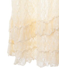 earth music&ecology ２ｗａｙレースレイヤードスカート