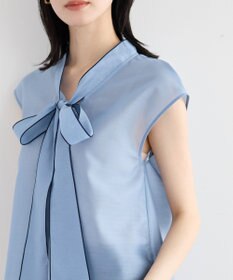 YECCA VECCA シアーボウタイブラウス