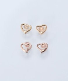 Phoebe 【K10RG】オープンハートイヤリング