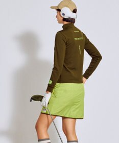 PW CIRCULUS 【裏起毛であたたか】【WOMEN】CATモチーフ  裏起毛ロングスリーブモックネックT   ゴルフウェア レディース