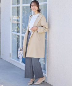 ANY SIS L 【撥水・UVカット・洗える】フーデットロング コート