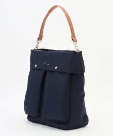 LA BAGAGERIE ダブルフロントポケット2WAYビッグショルダー