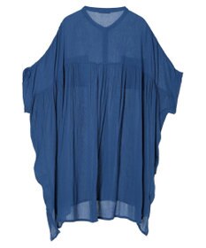 earth music&ecology レーヨンポケットシャツチュニック