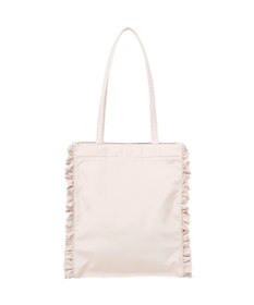 Maison de FLEUR 撥水加工フリルスクエアトートバッグ