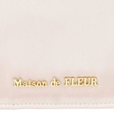 Maison de FLEUR 撥水加工フリルスクエアトートバッグ