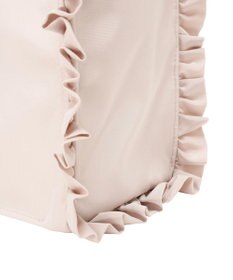 Maison de FLEUR 撥水加工フリルスクエアトートバッグ