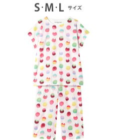 tsumori chisato SLEEP ツモリチサト パジャマ 3分袖 半袖 8分丈 綿100%(本体) 天竺素材 レディース UDT156 /ワコール