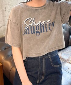 WEGO ヴィンテージウォッシュショートT