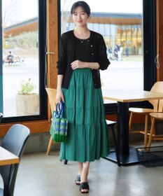 Tiaclasse 麻タッチカーディガン