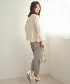 Feroux 【セットアイテム】美シルエット ブラウス×パンツ セットアップ