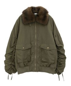 Green Parks ・ｓｗｉｎｇ　ｂｙ　ティペット付ミリタリーブルゾン