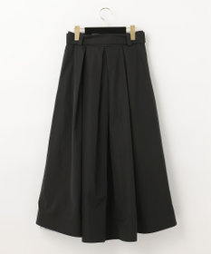 GRACE CONTINENTAL ブラックタフタオーバースカート