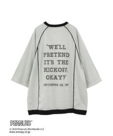 CRAFT STANDARD BOUTIQUE 【ユニセックス】PEANUTS/スヌーピー 切り替えTシャツ