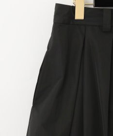 GRACE CONTINENTAL ブラックタフタオーバースカート