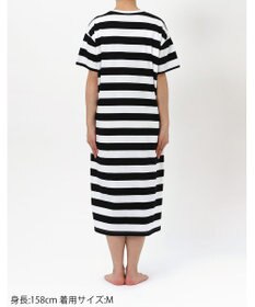 WACOAL ワコール_リラックス＆スリープ ネグリジェ 4分袖 綿100%(本体) PEANUTS スヌーピー ロング丈(ふくらはぎ付近) レディース FNT156 /ワコール