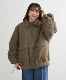 Green Parks ・ｓｗｉｎｇ　ｂｙ　ティペット付ミリタリーブルゾン