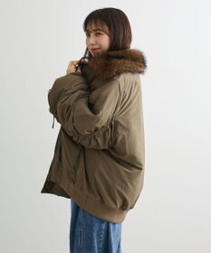 Green Parks ・ｓｗｉｎｇ　ｂｙ　ティペット付ミリタリーブルゾン