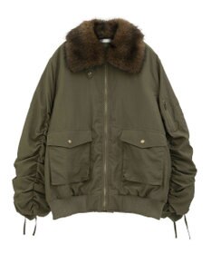 Green Parks ・ｓｗｉｎｇ　ｂｙ　ティペット付ミリタリーブルゾン