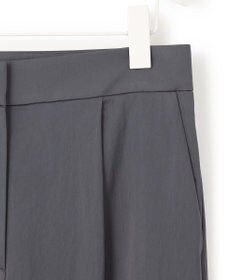 ICB 【接触冷感・UVケア・洗える】 ヴィスコースナイロンサテン ワイドパンツ