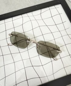 WEGO 【ユニセックス着用ITEM】リムレスカラーレンズデザインアイウェア