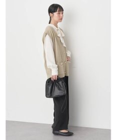 earth music&ecology パールボタンスポンディッシュベスト