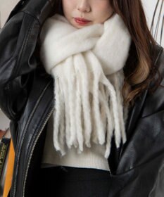 WEGO 【ユニセックス着用ITEM】ワイドフリンジストール