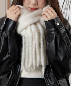 WEGO 【ユニセックス着用ITEM】ワイドフリンジストール