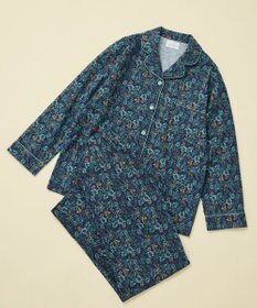 une nana cool 【綿100%】ビエラ微起毛小花柄 長袖開襟パジャマ