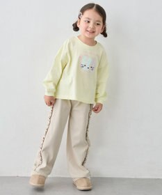 ANY KIDS 【ときめきストレッチ】サイドフリル カットパンツ