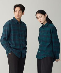 UNFILO MENS 【男女兼用】クリーンチェック ネルシャツ