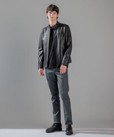 JOSEPH HOMME ライトラムナッパ レザー   シングルライダース