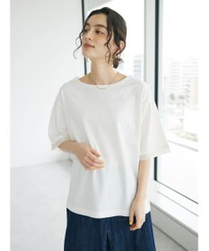 CRAFT STANDARD BOUTIQUE 【ＵＶカット】布帛切り替えプルオーバー