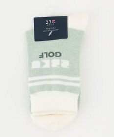 23区GOLF 【WOMEN】ラインロゴ レギュラーソックス