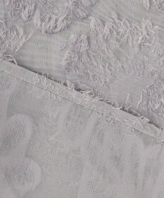 Feroux 【洗える】ジャカードフリルブラウス