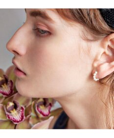 TOCCA 【WEB限定】FRILL PEARL PIERCED EARRINGS K10 淡水パール ピアス