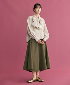 #Newans 【洗濯機可】ビックリボンパウダリーブラウス