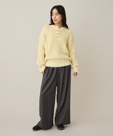 CRAFT STANDARD BOUTIQUE ネップヘンリーネックニットプルオーバー