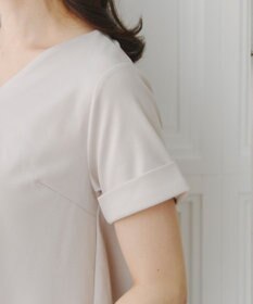 Tiaclasse 【UVカット・吸水速乾】 “きれい見え” バックフレアチュニック