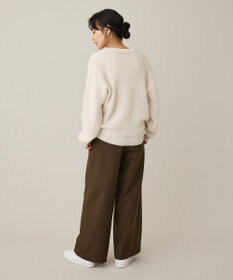 CRAFT STANDARD BOUTIQUE ネップヘンリーネックニットプルオーバー