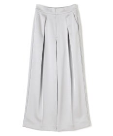 uncrave シャイニーダブルサテン ワイドパンツ