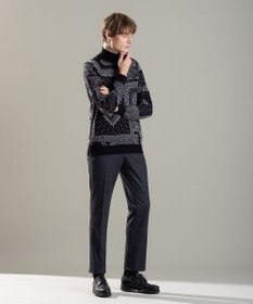 JOSEPH HOMME コラージュジャガード　タートルネック