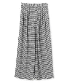 uncrave ギンガムチェック ワイドパンツ