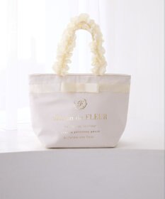Maison de FLEUR ブランドロゴフリルハンドルトートSバッグ