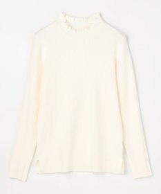 ANY L 【6色展開】フリルネックニット